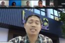 Suasana webinar penelitian “Harmoni Kultural Muslim dan Hindu di Lombok”.(poto: jambiprima.com).