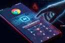 Ilustrasi ancaman malware Android RatHat berbasis AI yang mampu mencuri PIN dan kode OTP nasabah secara otonom.(poto: AI).