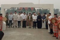 Pemerintah Kabupaten Bungo bersama Bank Syariah Indonesia resmi merilis Gerakan Literasi Al-Qur’an Bungo di Masjid Agung Al-Mubarak, Selasa (6/10/2026).(poto: jambiprima.com).