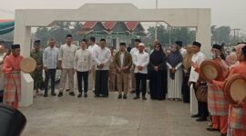 Pemerintah Kabupaten Bungo bersama Bank Syariah Indonesia resmi merilis Gerakan Literasi Al-Qur’an Bungo di Masjid Agung Al-Mubarak, Selasa (6/10/2026).(poto: jambiprima.com).