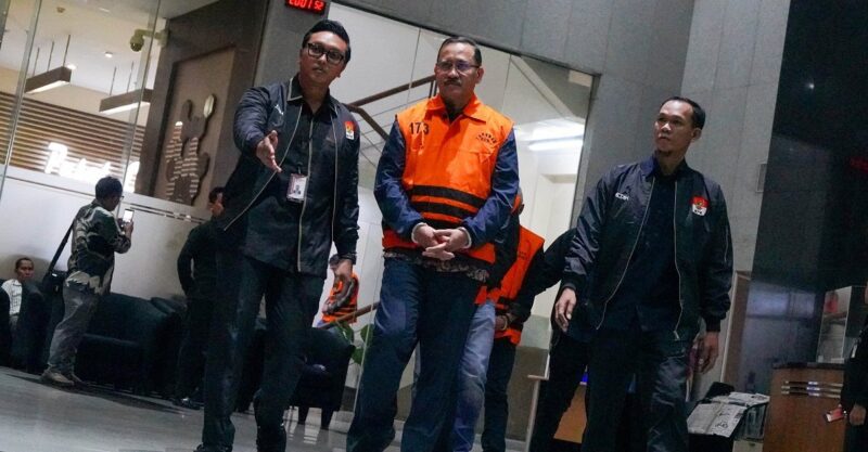 Komisi Pemberantasan Korupsi menjebloskan tujuh pejabat balai jalan ke sel tahanan pada Kamis, 22 Oktober 2026.(poto: kpk.go.id).