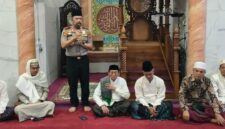 Wakapolda Jambi Brigjen Pol. K. Yani Sudarto menyambangi ratusan jamaah di Pendopo Majelis Ilmi wa Dzikri Al-Hidayah, Kota Jambi, Minggu (25/10/2026).(poto: tribratanews.jambi.polri.go.id).