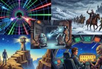 Kolase visual lima game retro era 1980-an dengan konsep dan mekanisme bermain yang unik.(poto: AI).