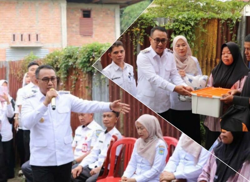Wali Kota Sungai Penuh serahkan bantuan untuk korban kebakaran di Hamparan Rawang sebagai wujud nyata kepedulian pemerintah kota kepada warga tertimpa musibah.(poto: oegopost.id).