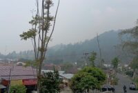 Kondidi Kbut asap di Kota Sungai Penuh, pada tanggal 3/10/2026