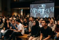 Ilustrasi nonton G30/S/PKI.(poto: AI).
