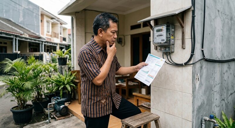 Ketahui penyebab tagihan listrik tinggi.(ilustrasi poto: AI).