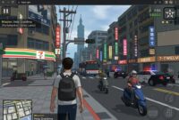 Ilustrasi: Tangkapan layar Taipei GTA, game open-world berbasis browser berlatar kota Taiwan yang viral dengan jutaan pemain.(poto: AI).