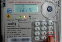 Meteran listrik prabayar PLN.(poto: AI).