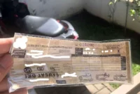 Bukti pelunasan PKB sepeda motor. Pemilik wajib membawa lembar asli STNK saat mengurus program pemutihan di Samsat.(poto: istimewa).